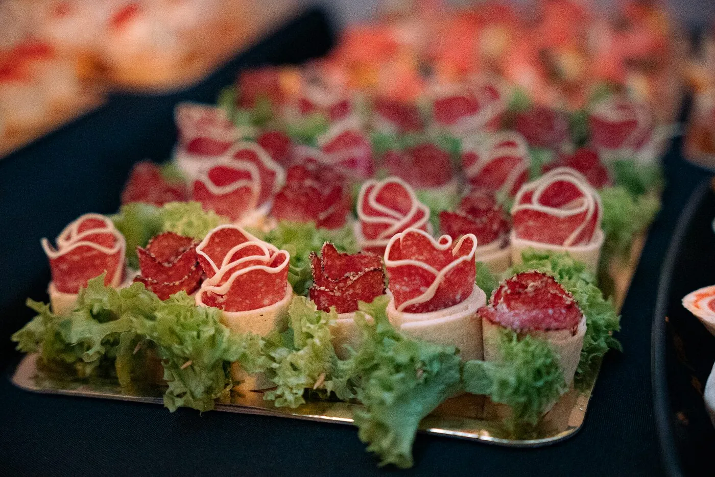 Fingerfood-Platten für die Gäste